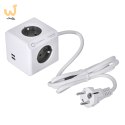 Przedłużacz allocacoc PowerCube Extended USB 2402GY/FREUPC (1,5m; kolor szary)
