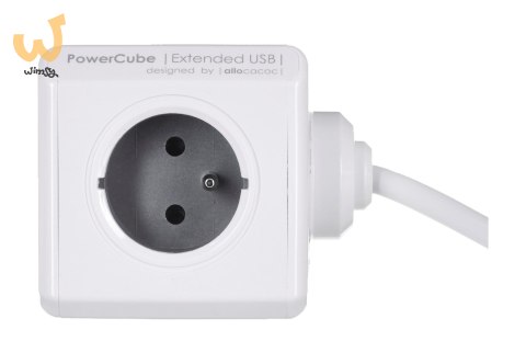 Przedłużacz allocacoc PowerCube Extended USB 2404/FREUPC (3m; kolor szary) Przedłużacz allocacoc PowerCube Extended USB 2404/FREUPC (3m; kolor szary)