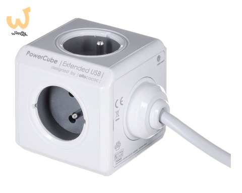 Przedłużacz allocacoc PowerCube Extended USB 2404/FREUPC (3m; kolor szary) Przedłużacz allocacoc PowerCube Extended USB 2404/FREUPC (3m; kolor szary)