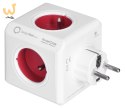 Przedłużacz allocacoc PowerCube Original 2202RD/FROUPC (kolor czerwony)
