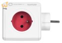 Przedłużacz allocacoc PowerCube Original 2202RD/FROUPC (kolor czerwony)