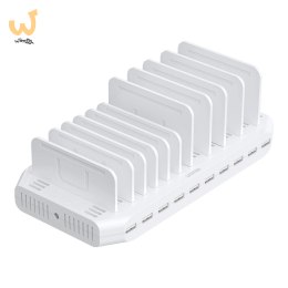 UNITEK STACJA ŁADUJĄCA 10X USB 2.4A 60W BIAŁA