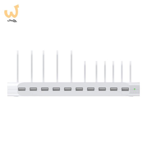 UNITEK STACJA ŁADUJĄCA 10X USB 2.4A 60W BIAŁA UNITEK STACJA ŁADUJĄCA 10X USB 2.4A 60W BIAŁA