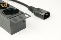 GEMBIRD LISTWA ZASILAJĄCA RACK 19" PDU EG-PDU-014-C14 1U, 10A, 8X SCHUKO, WTYK C14, KABEL 3M