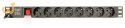 GEMBIRD LISTWA ZASILAJĄCA RACK 19" PDU EG-PDU-014-C14 1U, 10A, 8X SCHUKO, WTYK C14, KABEL 3M