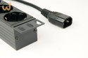 GEMBIRD LISTWA ZASILAJĄCA RACK 19" PDU EG-PDU-014-C14 1U, 10A, 8X SCHUKO, WTYK C14, KABEL 3M