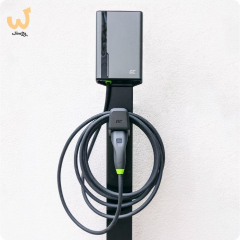 Green Cell GC HabuDen Wallbox 22 kW (7,5 m kabel): Green Cell GC HabuDen Wallbox 22 kW (7,5 m kabel):
