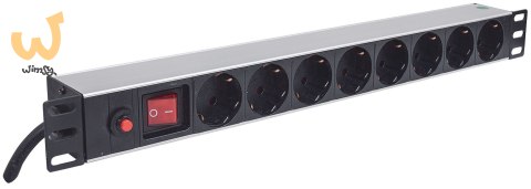 INTELLINET LISTWA ZASILAJĄCA RACK 19 X8 1U SCHUKO 3M BEZPIECZNIK 713986 INTELLINET LISTWA ZASILAJĄCA RACK 19 X8 1U SCHUKO 3M BEZPIECZNIK 713986