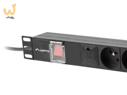 LANBERG LISTWA ZASILAJĄCA RACK PDU 19" (1U, 16A, 6X 230V PL, 2M, CZARNA) PDU-06E-0200-BK LANBERG LISTWA ZASILAJĄCA RACK PDU 19" (1U, 16A, 6X 230V PL, 2M, CZARNA) PDU-06E-0200-BK