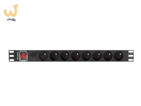 LANBERG LISTWA ZASILAJĄCA RACK PDU 19" (1U, 16A, 8X 230V PL, 2M, CZARNA) PDU-08E-0200-BK LANBERG LISTWA ZASILAJĄCA RACK PDU 19" (1U, 16A, 8X 230V PL, 2M, CZARNA) PDU-08E-0200-BK