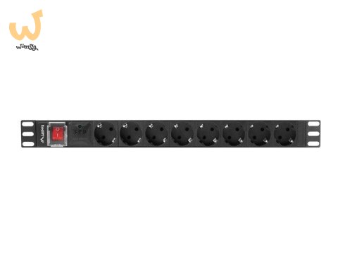 LANBERG LISTWA ZASILAJĄCA RACK PDU 19" (1U, 16A, 8X SHUKO, 2M, CZARNA) PDU-08F-0200-BK LANBERG LISTWA ZASILAJĄCA RACK PDU 19" (1U, 16A, 8X SHUKO, 2M, CZARNA) PDU-08F-0200-BK
