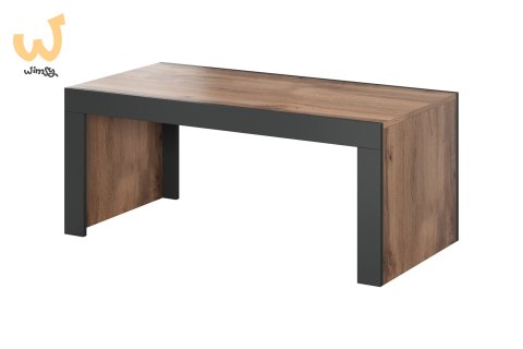 Ława/Stolik MILA 120x60x50 dąb wotan + antracyt Ława/Stolik MILA 120x60x50 dąb wotan + antracyt