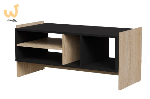 Ława/stolik PORTO 100x50x46 dąb/czarny Ława/stolik PORTO 100x50x46 dąb/czarny