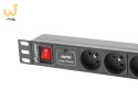 Listwa RACK Lanberg PDU-07E-0200-IEC-BK (7 x UTE; 10 A; 2m; kolor czarny)