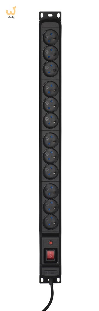 Listwa przeciwprzepięciowa Activejet COMBO/12gn/5m/cz (12 x UTE; 10A (2500 W); 5m; kolor czarny) Listwa przeciwprzepięciowa Activejet COMBO/12gn/5m/cz (12 x UTE; 10A (2500 W); 5m; kolor czarny)