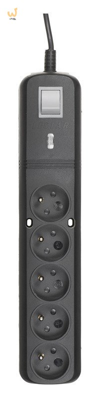 Listwa zasilająca Lestar LV530W 2,5m (5 x UTE; 10 A; 2,5m; kolor czarny) Listwa zasilająca Lestar LV530W 2,5m (5 x UTE; 10 A; 2,5m; kolor czarny)
