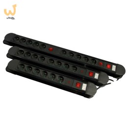 MACLEAN LISTWA ZASILAJĄCA 10 GNIAZD 3680W MCE10