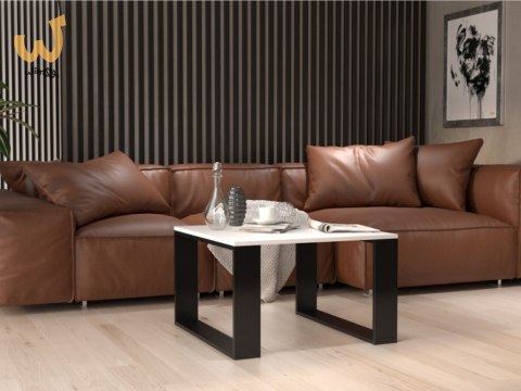 Stolik MODERN MINI 67x67xH40 biały/czarny Stolik MODERN MINI 67x67xH40 biały/czarny