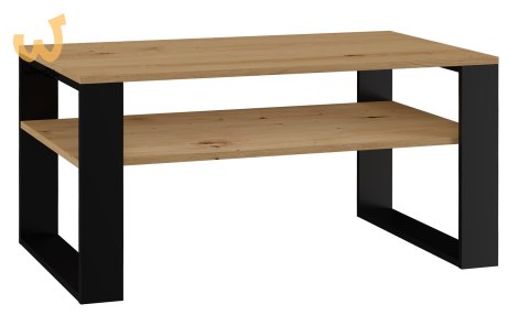 Stolik ława MODERN 1P 90x58xH50 artisan/czerń Stolik ława MODERN 1P 90x58xH50 artisan/czerń