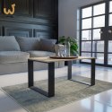Stolik ława MODERN 90x58xH50 sonoma/czarny