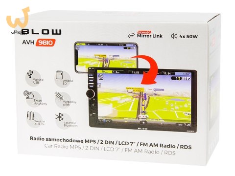 BLOW RADIO AVH-9810 2DIN 7" BLOW RADIO AVH-9810 2DIN 7"
