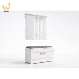 GARDEROBA OPAL BIAŁY KOMPLET