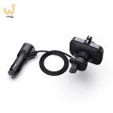 SAVIO TR-14 TRANSMITER SAMOCHODOWY FM Z BLUETOOTH I ŁADOWARKĄ,QUICK CHARGE 3.0 I POWER DELIVERY, RED. SZUMÓW
