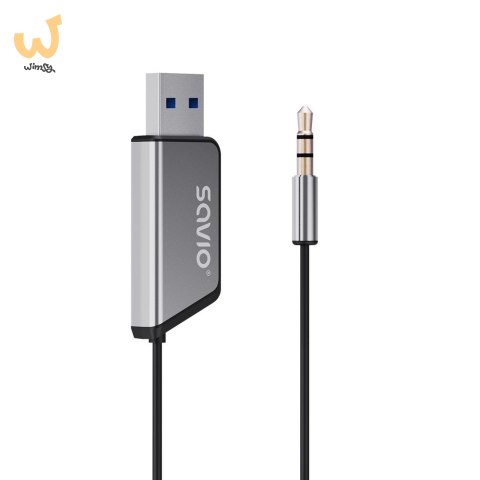 SAVIO TRANSMITER AUX, USB, BLUETOOTH 5.3, FUNKCJA ZESTAWU GŁOŚNOMÓWIĄCEGO, TR-16 SAVIO TRANSMITER AUX, USB, BLUETOOTH 5.3, FUNKCJA ZESTAWU GŁOŚNOMÓWIĄCEGO, TR-16