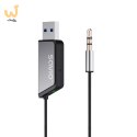 SAVIO TRANSMITER AUX, USB, BLUETOOTH 5.3, FUNKCJA ZESTAWU GŁOŚNOMÓWIĄCEGO, TR-16