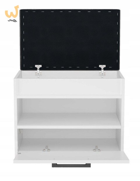Szafka na buty ze schowkiem PARMA MINI 60x35xH49 biel Szafka na buty ze schowkiem PARMA MINI 60x35xH49 biel