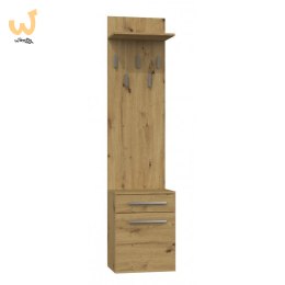 WIESZAK SZAFKA NA BUTY DUO DĄB ARTISAN