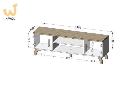 Zestaw LOTTA 1 (RTV1602D2K+ WIT+ KOM110 4D) Zestaw LOTTA 1 (RTV1602D2K+ WIT+ KOM110 4D)