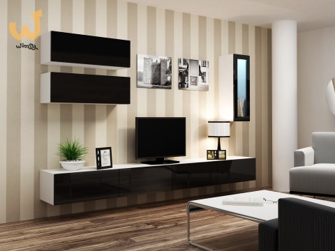 Zestaw VIGO 12 biały/czarny połysk Zestaw VIGO 12 biały/czarny połysk