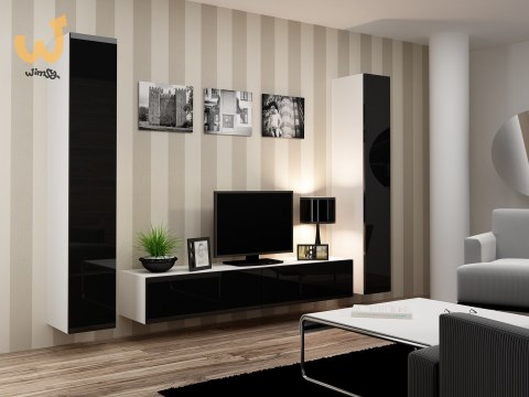 Zestaw VIGO 4 biały/czarny połysk Zestaw VIGO 4 biały/czarny połysk