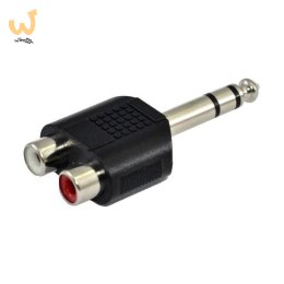 SSQ HA7 - Adapter 2 x gniazdo RCA - jack stereo 6.3mm