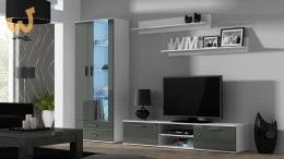 Zestaw SOHO 8 (RTV180 + Wit S6 + Półki) BI/SZ POŁ