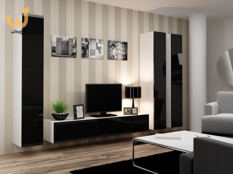 Zestaw VIGO 1 biały/czarny połysk Zestaw VIGO 1 biały/czarny połysk