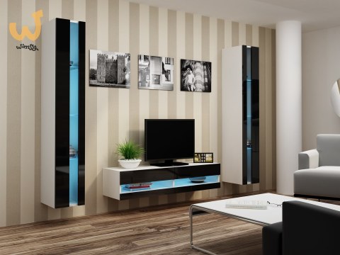 Zestaw VIGO NEW 12 biały/czarny połysk Zestaw VIGO NEW 12 biały/czarny połysk