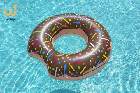 Kółko do pływania dmuchane BESTWAY 36188 donut brązowe 107cm Kółko do pływania dmuchane BESTWAY 36188 donut brązowe 107cm