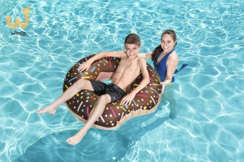 Kółko do pływania dmuchane BESTWAY 36188 donut brązowe 107cm Kółko do pływania dmuchane BESTWAY 36188 donut brązowe 107cm