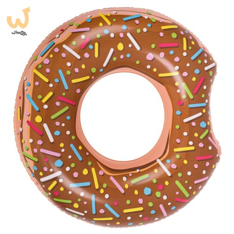 Kółko do pływania dmuchane BESTWAY 36188 donut brązowe 107cm Kółko do pływania dmuchane BESTWAY 36188 donut brązowe 107cm