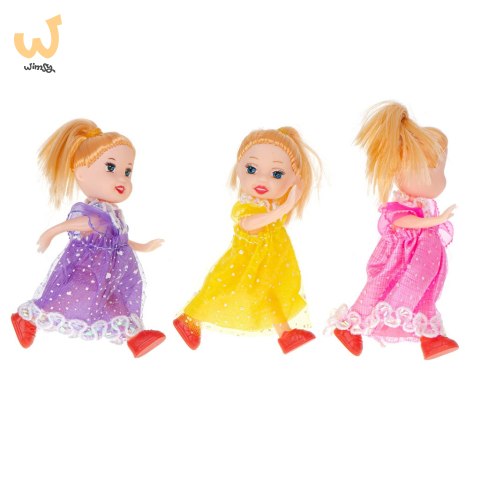 Lalki laleczki do domku dla lalek zestaw 3szt 10cm Lalki laleczki do domku dla lalek zestaw 3szt 10cm