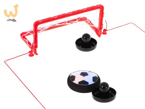 Latająca lewitująca piłka nożna krążek cymbergaj hoverball z bramkami Latająca lewitująca piłka nożna krążek cymbergaj hoverball z bramkami