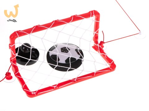 Latająca lewitująca piłka nożna krążek cymbergaj hoverball z bramkami Latająca lewitująca piłka nożna krążek cymbergaj hoverball z bramkami