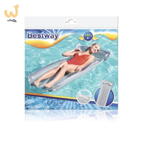 Materac dmuchany plażowy BESTWAY 44013 szary Materac dmuchany plażowy BESTWAY 44013 szary