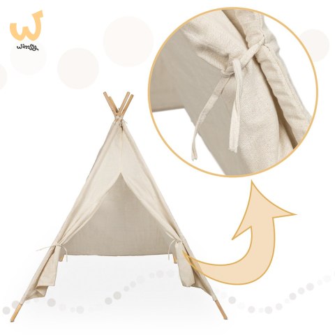 Namiot domek indiański dla dzieci Tipi Wigwam 135cm Namiot domek indiański dla dzieci Tipi Wigwam 135cm