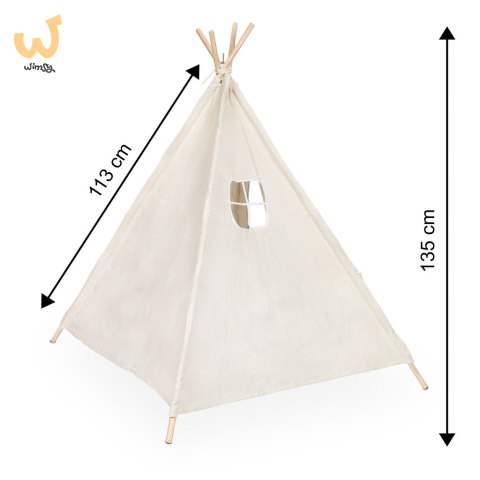 Namiot domek indiański dla dzieci Tipi Wigwam 135cm Namiot domek indiański dla dzieci Tipi Wigwam 135cm