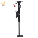 RALLEX Pompka do roweru z manometrem rowerowa ręczna do piłki materaca z uchwytem na rower
