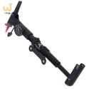 RALLEX Pompka do roweru z manometrem rowerowa ręczna do piłki materaca z uchwytem na rower