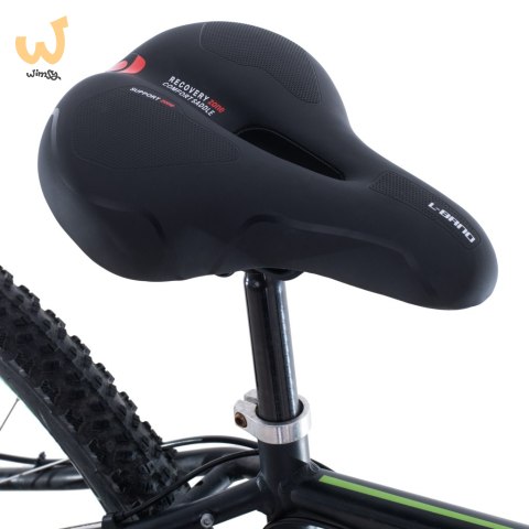 RALLEX Siodełko rowerowe sportowe wygodne pianka elastyczna lampka LED RALLEX Siodełko rowerowe sportowe wygodne pianka elastyczna lampka LED